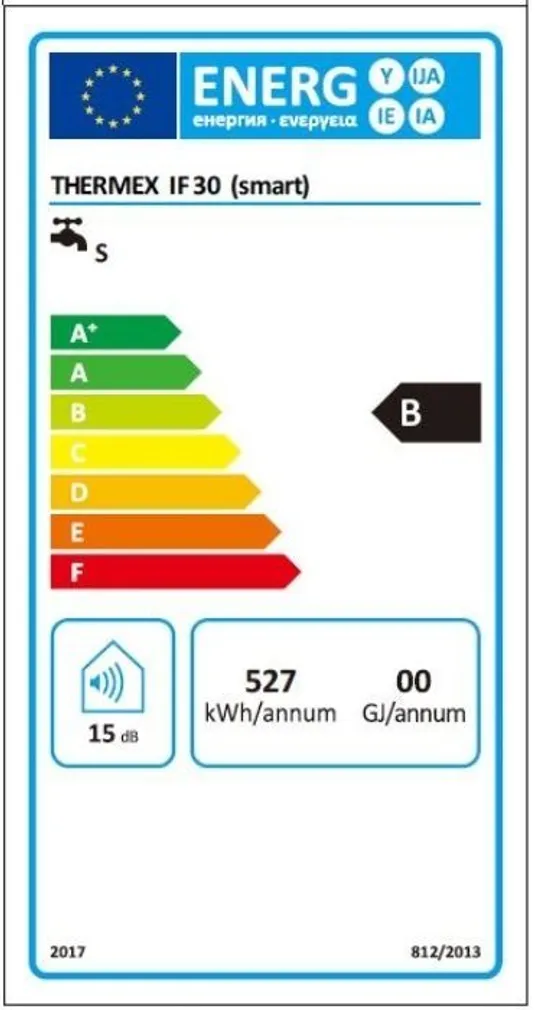 BOILER THERMEX IF SMART 30 VERT/HOR 2000W