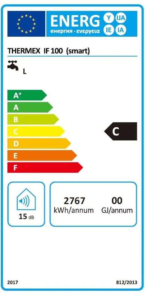 BOILER THERMEX IF SMART 100 VERT/HOR 2000W