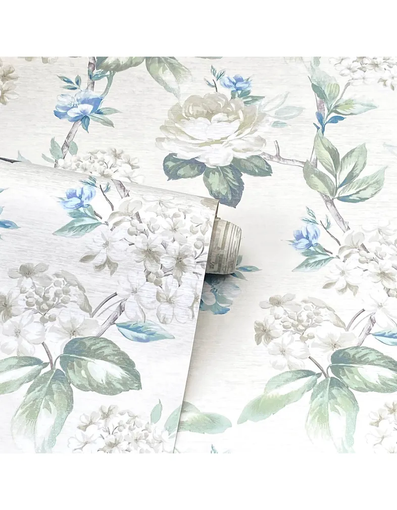 TAPEET ARTHOUSE KEEKA FLORAL BLUE CREAM 0,53X10,05M