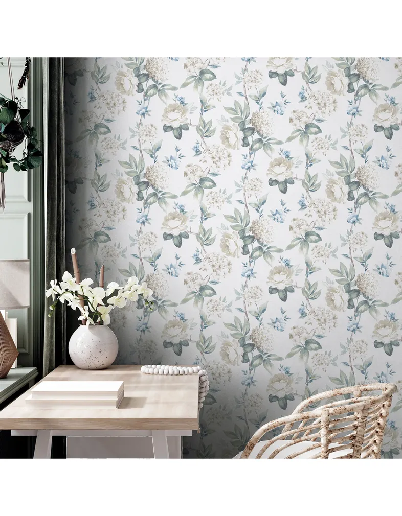 TAPEET ARTHOUSE KEEKA FLORAL BLUE CREAM 0,53X10,05M