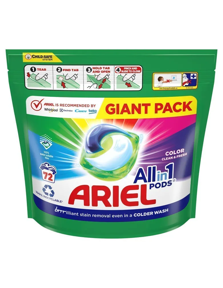 GEELKAPSLID ARIEL COLOR 72TK PAKIS