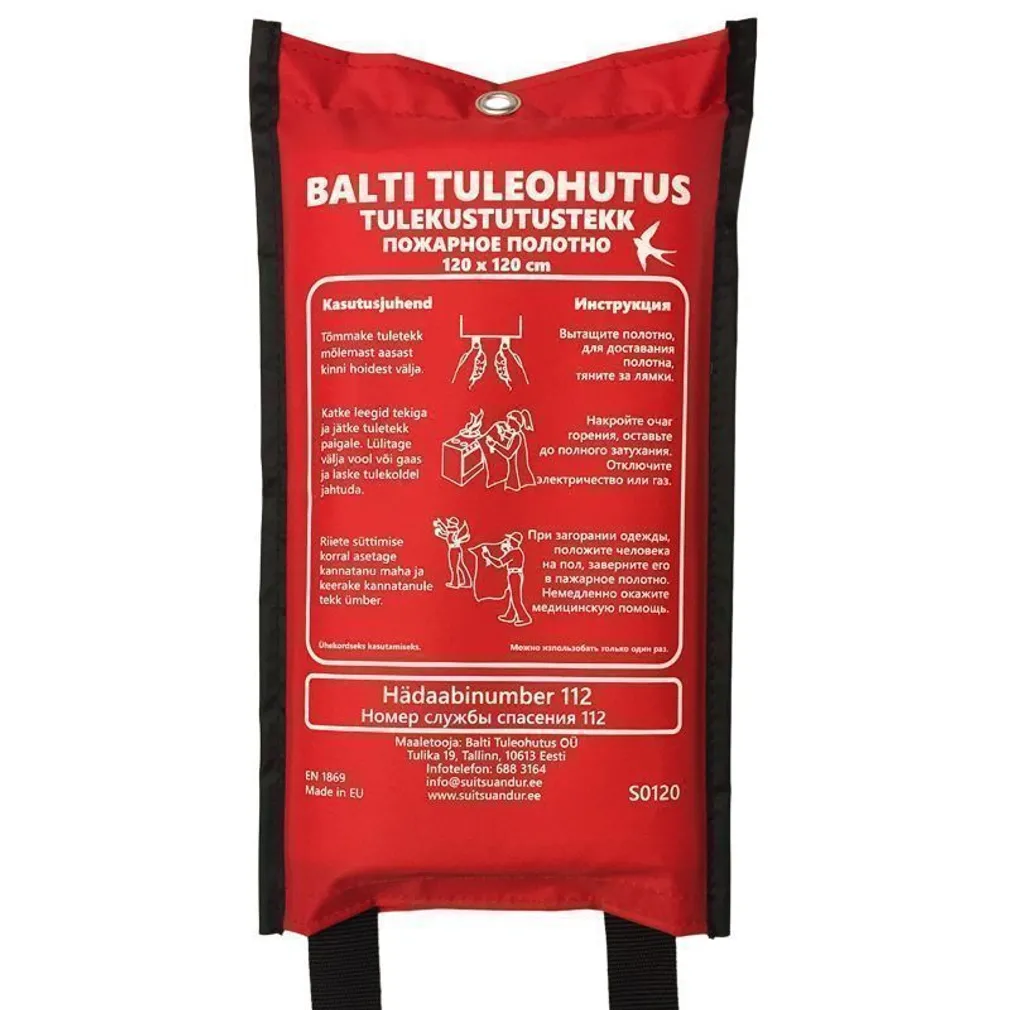 TULEKUSTUTUSTEKK BALTI TULEOHUTUS 1,2X1,2M