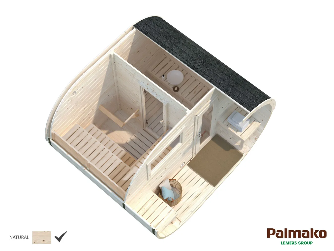 SAUN PALMAKO ANETTE 3,0+1,5M²