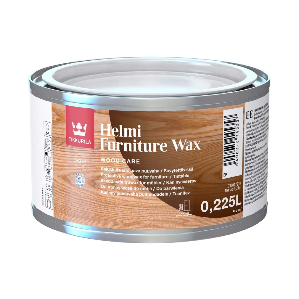 MÖÖBLIVAHA TIKKURILA HELMI FURNITURE WAX EP 0,225L