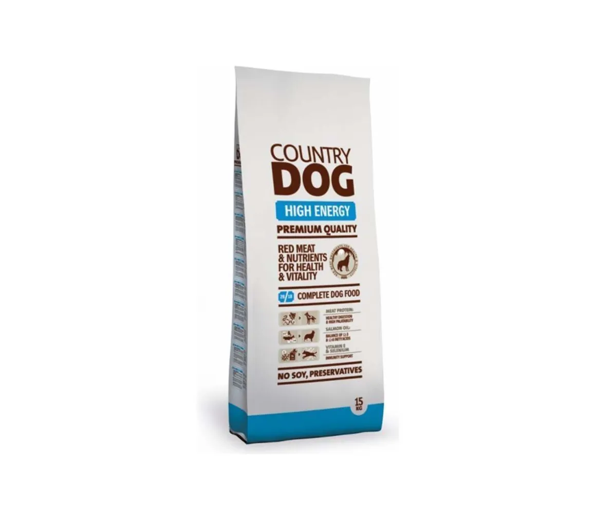 KUIVTOIT KOERTELE COUNTRY DOG HIGH ENERGY 15KG