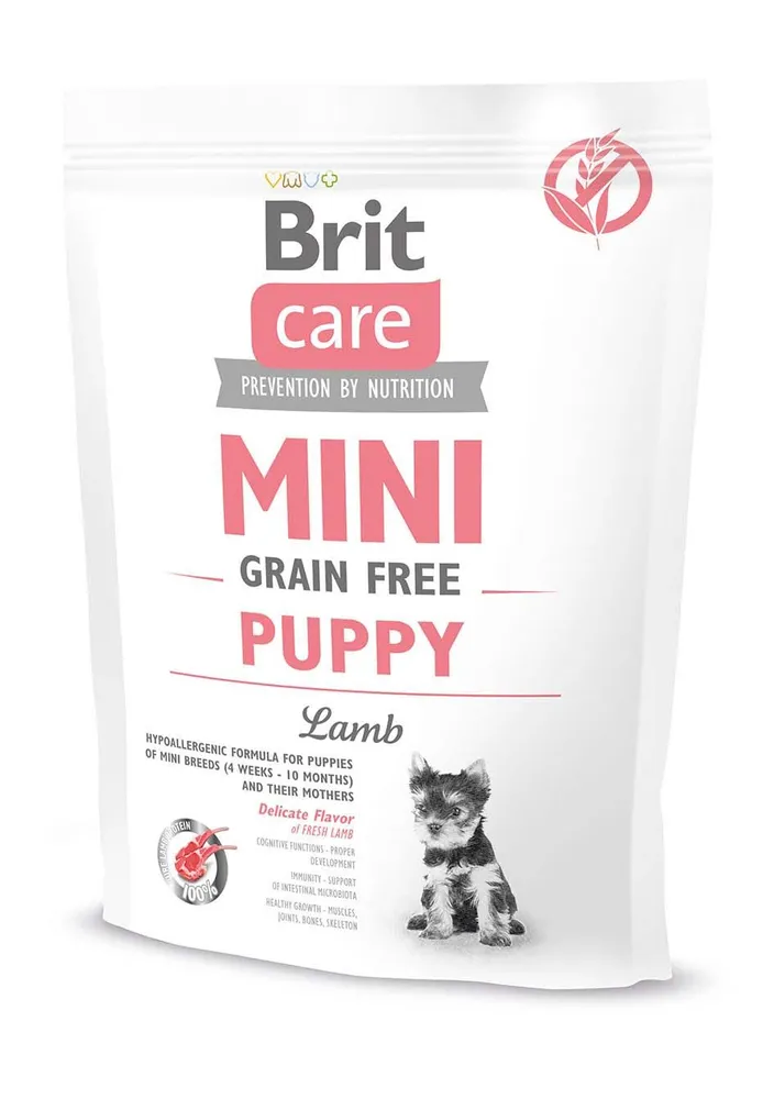 KUIVTOIT BRIT CARE MINI KUTSIKALE LAMMAS 0,4KG