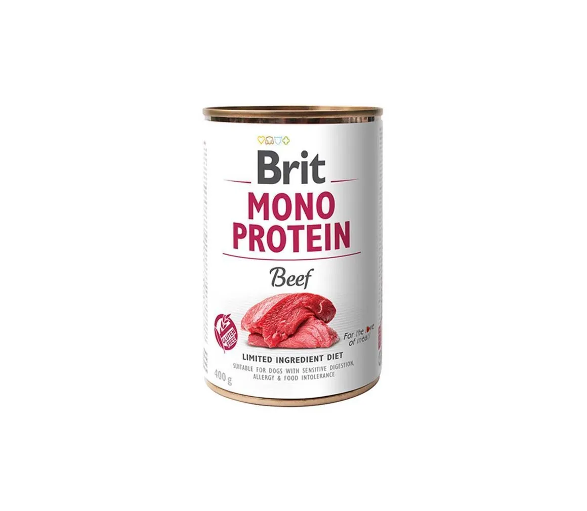 KOERAKONSERV BRIT CARE MONO PROTEIN VEIS 0,4KG