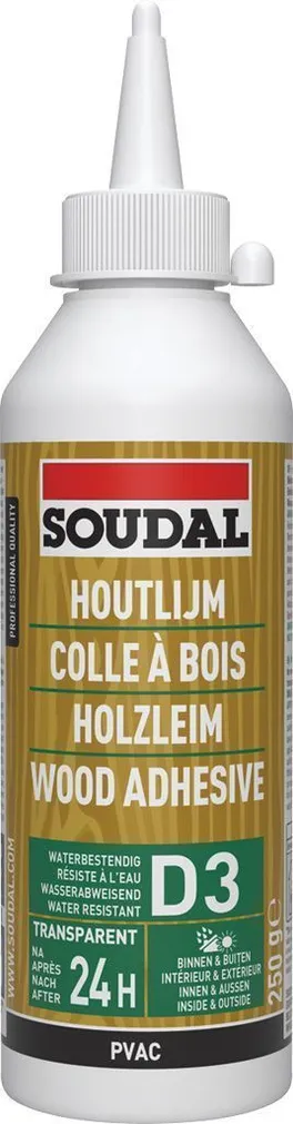 PUIDULIIM SOUDAL D3 65A 250G VALGE