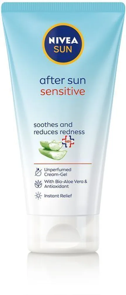 PÄEVITUSJÄRGNE KREEM-GEEL NIVEA SUN SENSITIVE 175ML