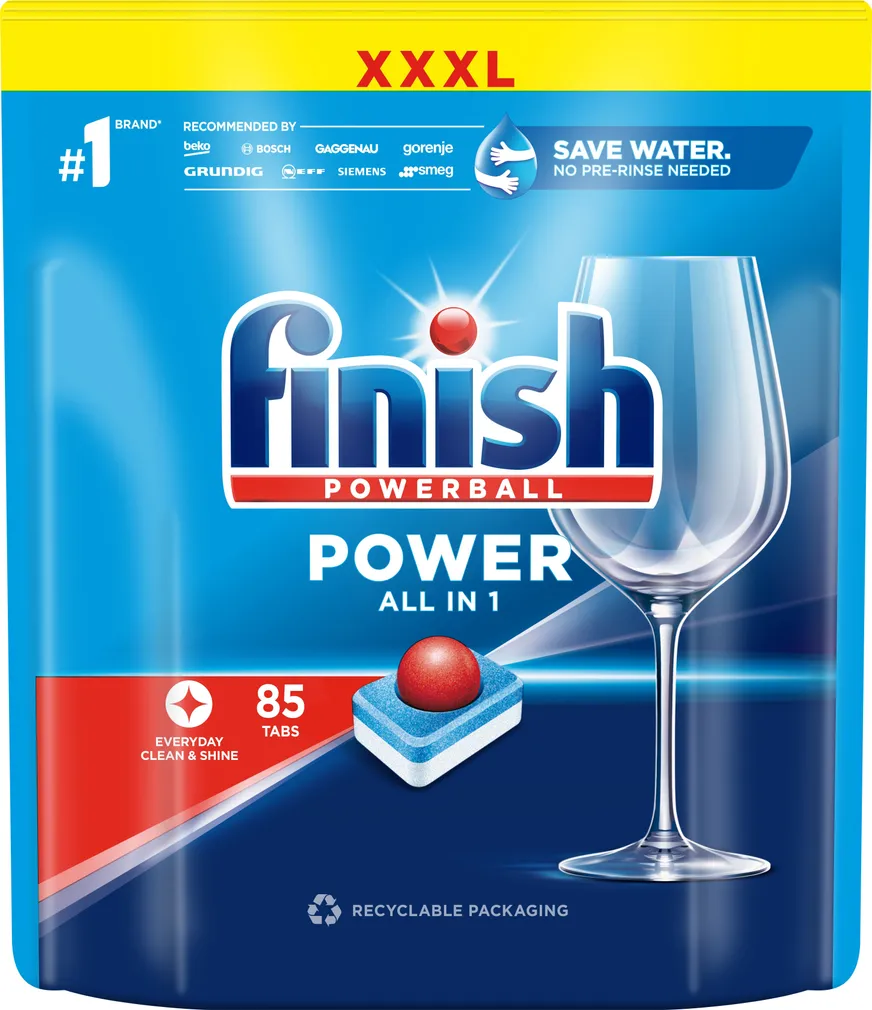 NÕUDEPESUTABLETID FINISH POWER TAB 85TK