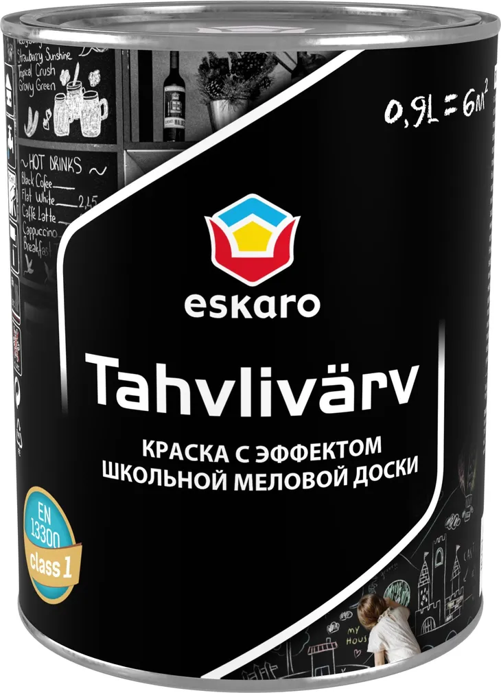 TAHVLIVÄRV ESKARO MUST 0,9L