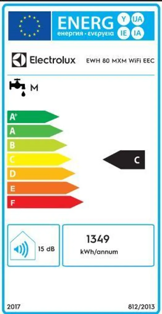 BOILER ELECTROLUX MXM WIFI 80 EEC 65L