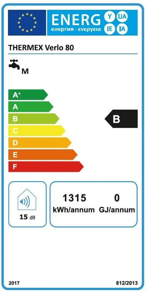 VEEBOILER THERMEX 80 VERLO UNIVERSAALNE 72L