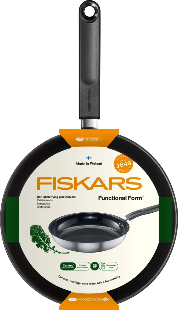 PRAEPANN FISKARS KERAAMILISE KATTEGA 26CM