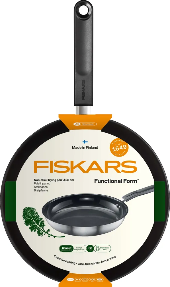 PRAEPANN FISKARS KERAAMILISE KATTEGA 28CM