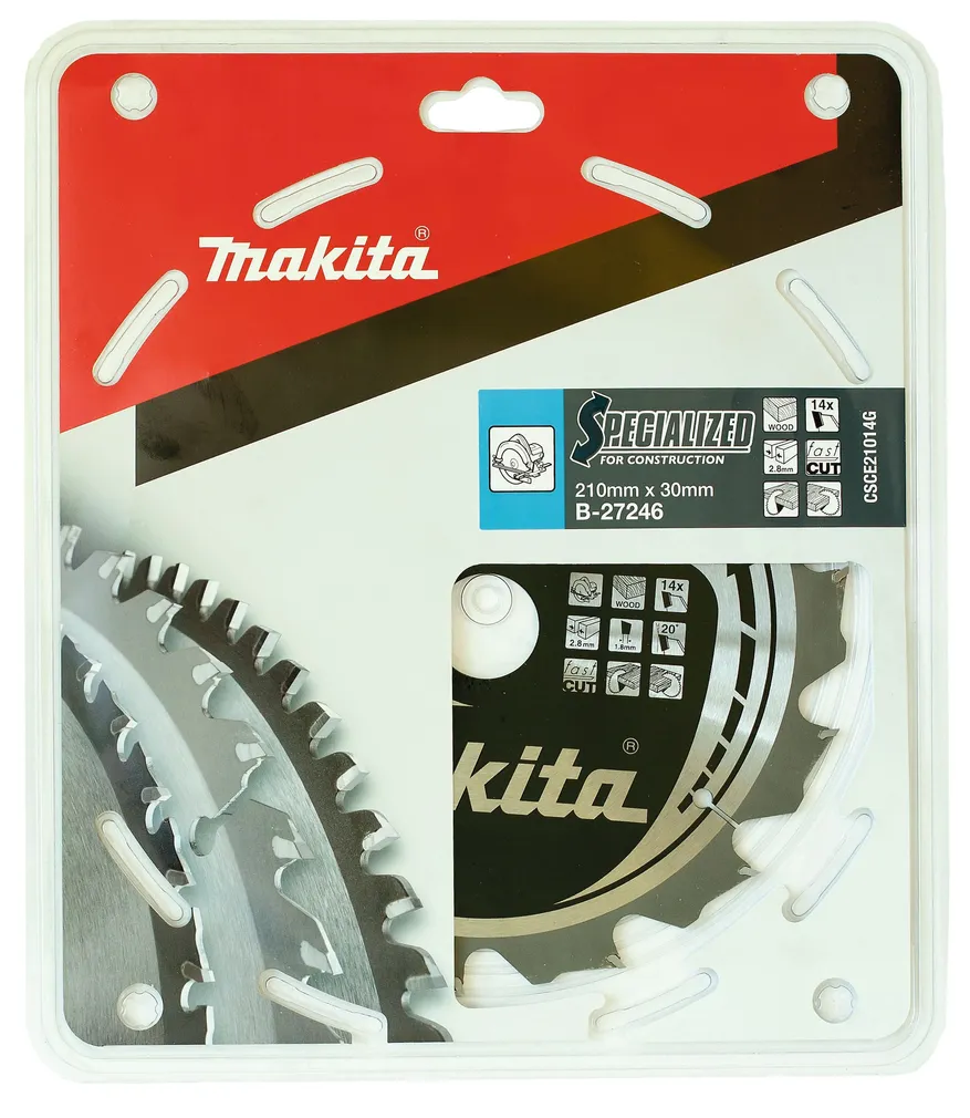 SAEKETAS NAELTEGA PUIDULE MAKITA 210X2,8X30MM 20° T14 SPECIALIZED