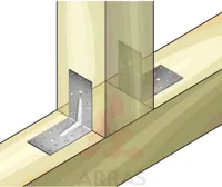 NAELUTUSNURK 100X100X55X2,5 ZN (TUGEV)