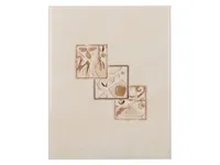 KERAAMILINE DEKOORPLAAT 20X25 LUCIE BEIGE