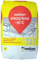 MÜÜRISEGU M100/600 WEBER TALVINE 25KG HALL