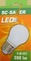 LEDLAMP G45 PALL 4W E27 380LM SCSAVER