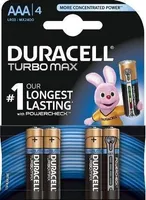 PATAREI DURACELL TURBO MAX MN2400 AAA 4-PAKK