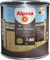 PUIDUKAITSEVAHEND ALPINA AQUA LASUR FÜR HOLZ 2,5L PÄHKLIPUU