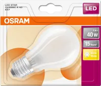 LED LAMP OSRAM LED RETROFIT CLASSIC 4W E27 A60 2700K 470LM MATT