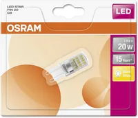 LED LAMP OSRAM LED STAR 1,9W G9 PIN20 2700K 200LM