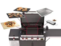 GAASIGRILL BARBECOOK 'QUISSON 4000' 177X58X119CM