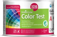 TESTVÄRV VIVACOLOR GREEN LINE COLOR TEST 0,45L VALGE TÄISMATT