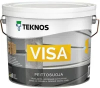 VÄRV TEKNOS VISA BASE 1 POOLMATT 2,7L VALGE