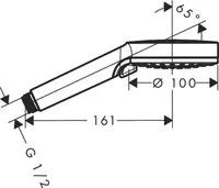 DUŠIOTSIK HANSGROHE CROMETTA 100 VARIO ES