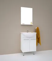 VANNITOAMÖÖBLI KOMPLEKT RB BATHROOM QUADRO SET 3-1 50CM VALGE