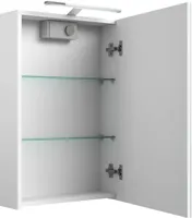 PEEGELKAPP RB BATHROOM SCANDIC LED 46X14X70CM VALGE