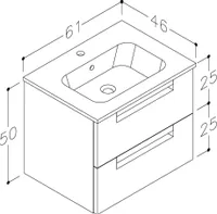 VALAMUKAPP KAME EVOKE 61X46,5X50CM VALAMUGA AKVAMIRIIN