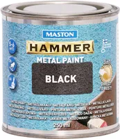 METALLIVÄRV MASTON HAMMER 250ML VASARALAKK MUST