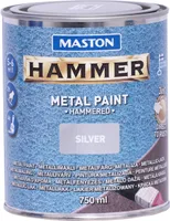 METALLIVÄRV MASTON HAMMER 750ML VASARALAKK HÕBE