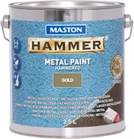 METALLIVÄRV MASTON HAMMER 2,5L VASARALAKK KULDNE