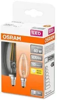 LED LAMP OSRAM 4W E14 B35 470LM 2700K 2TK PAKIS
