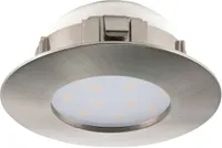 RIPPLAEVALGUSTI EGLO PINEDA 1X4,9W LED 460LM 3000K Ø78MM M.NIKKEL