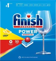 NÕUDEPESUMASINA TABLETID FINISH POWER ESSENTIAL LEMON 50TK PAKIS