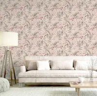 TAPEET ARTHOUSE BAMBOO LEAVES PINK 0,53X10,05M