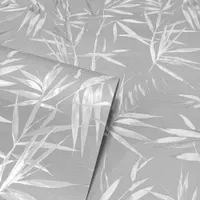 TAPEET ARTHOUSE BAMBOO LEAVES GREY 0,53X10,05M