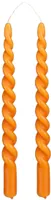 KÜÜNLAD MICA DECORATIONS TWIST 29CM ORANŽ 2TK