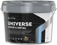 UNIVERSAALVÄRV ESKARO UNIVERSE WOOD&METAL A BAAS 9L VALGE