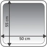 VANNITOAVAIP RIDDER MARMOR 55X50CM BEEŽ POLÜESTER MIKROFIIBER