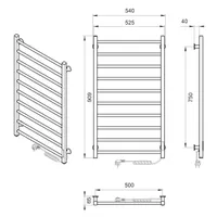 KÄTERÄTIKUIVATI LARIS "ALFA P10" MUST/PAREM 500X900 R3 160W