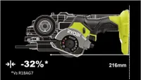 UNIVERSAALLÕIKUR RYOBI RCT18C-09 18V ONE+