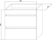 VALAMUKAPP AQUALINE PREMIUM VS 60X45X59CM VALAMUGA HELE TAMM