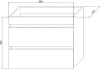 VALAMUKAPP AQUALINE PREMIUM VS 70X45X59CM VALAMUGA HELE TAMM